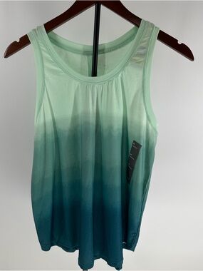 all in motion Mint to Teal Ombre Tank Top